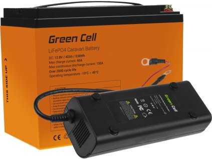 akumulator litowo zelazowo fosforanowy lifepo4 green cell 128v 42ah do paneli solarnych i kamperow