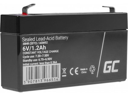 Batéria AGM VRLA 6V 1.2Ah