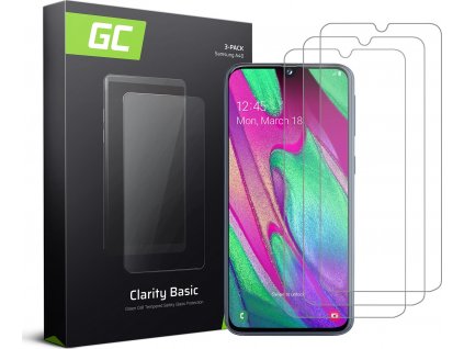3x Ochranné sklo GC Clarity pre Samsung Galaxy A40