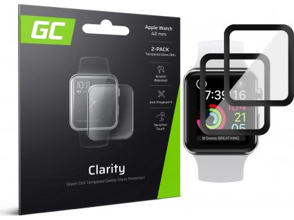 2x Ochranné sklo GC Clarity pre Apple Watch 42mm