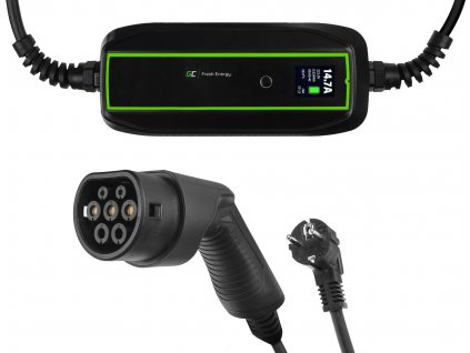 GC EV PowerCable 3.6kW Schuko Type 2 6,5m mobilná nabíjačka pre nabíjanie elektromobilov a plug-in hybridov