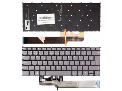 SK CZ klávesnica Lenovo IdeaPad S540 14IML 81NH 81V0 LED