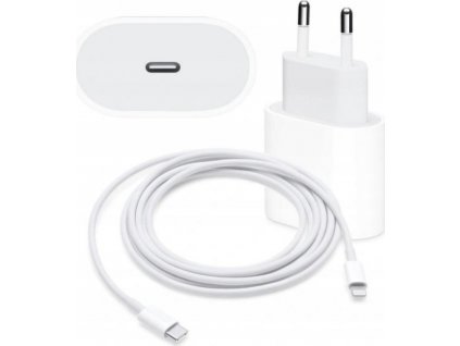 Nabíjačka pre Apple iPhone SE (2. generácie ) USB-C 20W Fast Charg + Kábel USB typ C - Apple Lightning