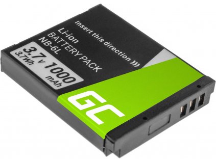 green cell battery nb 6l 6lh canon powershot sx510 hs sx520 hs sx530 hs sx600 hs sx700 hs d30 s90 s120 37v 1000mah