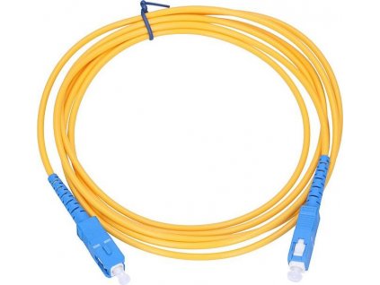 Patchcord |SC/UPC-SC/UPC | Single mode, Simplex, G652D, 3mm, 1m, Extralink.