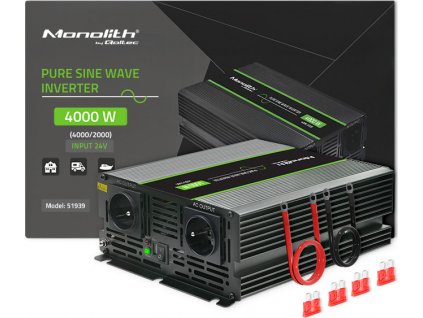 Menič napätia | 2000W | 4000W | 24V až 230V | Čistý sínus