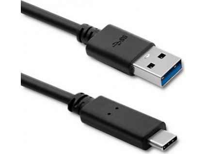 Kábel USB-C 3.1| USB-A 3.0 | 1.8m | čierny