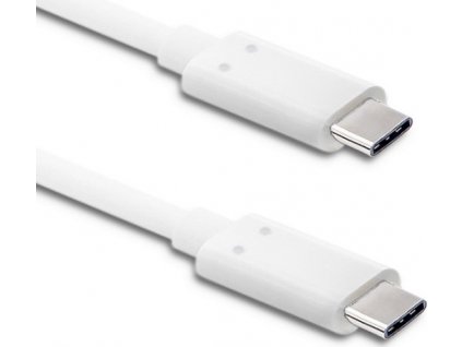 Kábel USB-C 3.1 | USB-C 3.1 | 1m | biely
