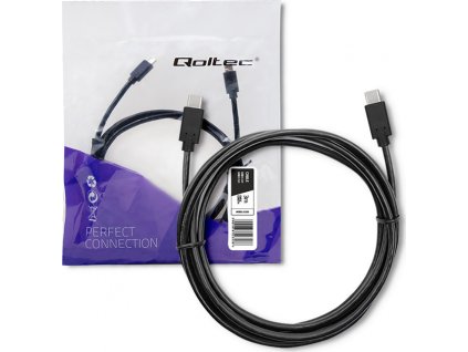 Kábel USB-C 3.1 | USB-C 3.1 | 3m | čierny