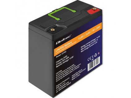 Batéria LiFePO4 | 12.8V | 24Ah | 307.2Wh | BMS