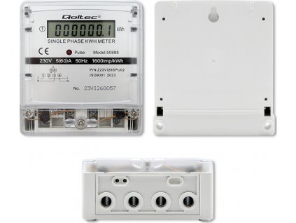 Jednofázové elektronické počítadlo | merač spotreby energie | 230V | LDC