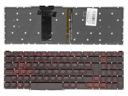 SK CZ Klávesnica Acer Aspire Nitro 5 AN515 54 AN515 43 AN515 44