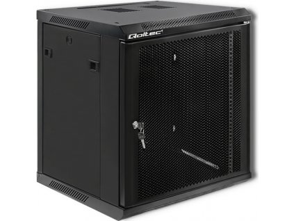 RACK skrinka 19" | 12U | 600 x 635 x 600 | Perforované dvere | Závesné