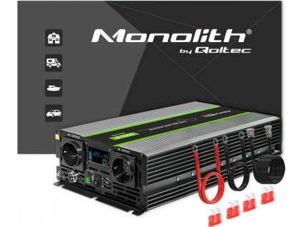 Menič napätia | 3000W | 6000W | 24V až 230V | Čistá sine | LCD