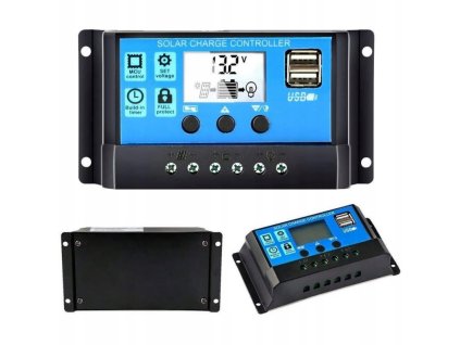 SOLARNY REGULATOR LADOWANIA PWM LCD USB 12 24V 30A (1)