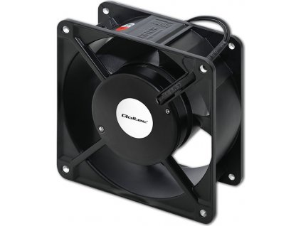 Ventilátor pre 19'' rackové skrine | 230V | 120x120x38 | čierna