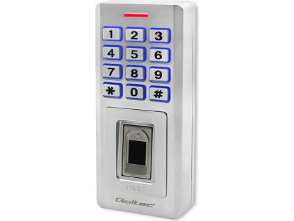Kombinovaný zámok Oberon s čítačkou odtlačkov prstov | RFID | kód | karta | kľúčenka | zvonček | IP68 | EM
