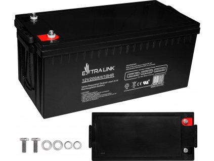Batéria AGM | 12V | 200Ah | bezúdržbová  Darček k produktu + Tester baterií
