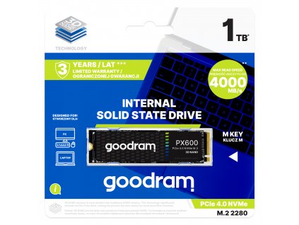 Dysk SSD M 2 Goodram PX600 1TB 1000GB PCIe 4x4 5 0 3 2 SUPER MEGA SZYBKI
