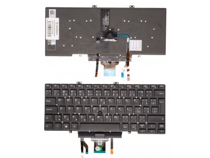 SK CZ Klávesnica Dell Latitude 5400 5401 5410 P98G 07D2R0 7D2R0