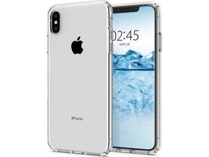 75924 silikonovy kryt pre iphone x xs transparentny