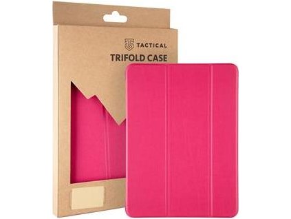 53795 6 tactical book tri fold puzdro pre ipad mini 6 2021 ruzove