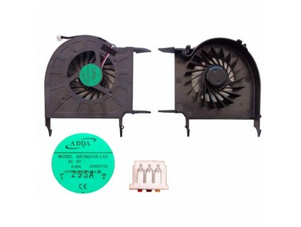Ventilátor HP DV6-1000 DV6-1100 DV6-1200 DV6Z DV6Z-110 AMD 532141-001 3 Pin