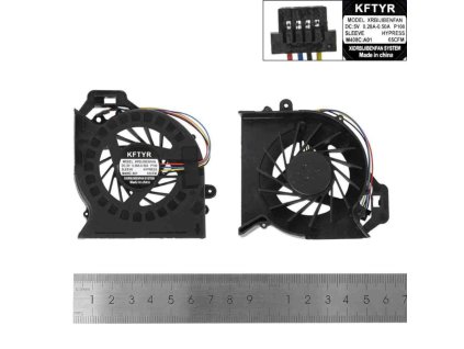 Ventilátor HP DV6-6000 DV6-6100 DV6-6200 DV7-6000 635627-001 4 Pin