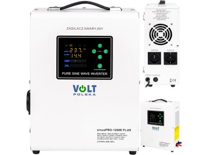 pol pl Zasilanie awaryjne ups pieca CO sinus pro 1200E 1200W 12V agm zel lifepo4 VOLT POLSKA 3673 7
