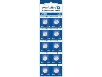 10 x bateria alkaliczna mini everactive ag13 g13 lr1154 lr44