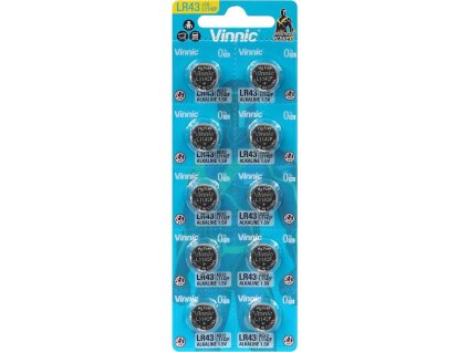 10 x bateria alkaliczna mini vinnic g12 ag12 l1142 lr43 186 v12ga rw84 d186