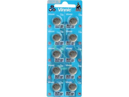 10 x bateria srebrowa mini vinnic 357 sr44w sr44