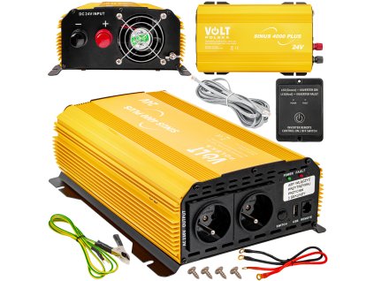 2000/4000W Menič napätia pre obytný automobil, karaván SINUS PLUS 4000 24/230V