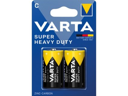 2 x bateria cynkowo weglowa r14 c varta superlife super heavy duty blister