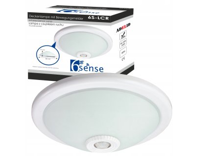 PLAFON OPRAWA LAMPA SUFITOWA Z CZUJNIKIEM RUCHU NATYNKOWY 2X LED E27 PIR