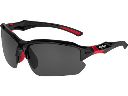 Športové polarizačné okuliare Rebel Active RBA-7102-BK – UV 400, čierno-červené