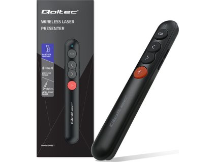 Laserové ukazovátko | Prezentér 4v1 | USB 3.0 | 2,4 GHz | 30 metrov