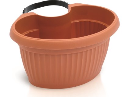 Kvetináč na odkvap TERRA 15,8 cm - farba terakota