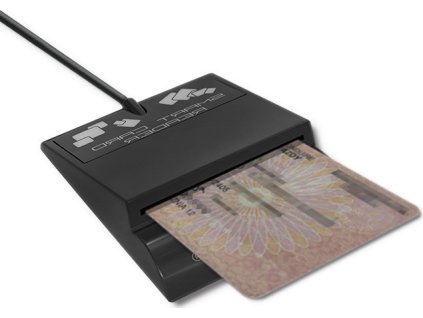 Čítačka inteligentných identifikačných kariet SCR-0636 | Adaptér USB 2.0 + USB-C