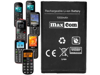 NOWA ORYGINALNA BATERIA BL 5C NTC 1000 MAH MAXCOM MM36D MM35D MM128 MM129