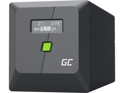 backup power supply ups greencell 1000va 600w powerproof with lcd display
