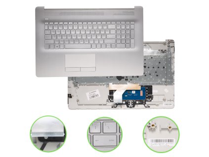 Palmrest (top case ) + HP 17-BY, 17- CA