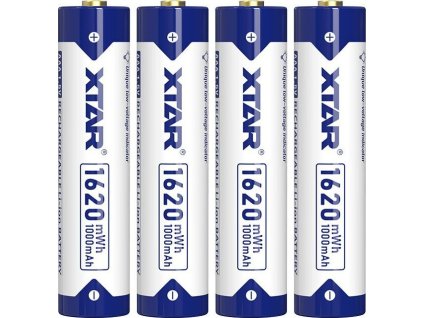 xtar r03 aaa 1 5v li ion 1620mwh 1000mah 4 sztuki