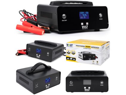 SMART A20 BLACK | Inteligentná nabíjačka 12V/24V 15A s regeneráciou
