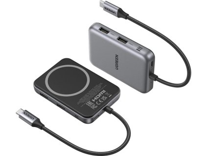 adapter hub usb c 7w1 ugreen cm896 65759 2x usb 3 0 hdmi 2x usb c czytnik sd i microsd 2