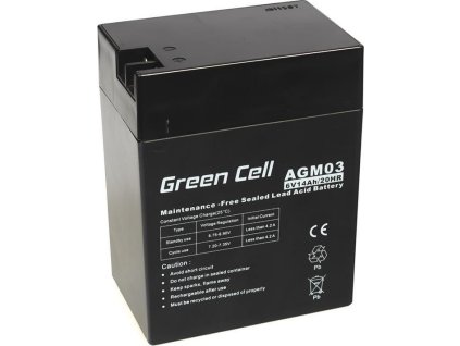 green cell agm battery 6v 14ah