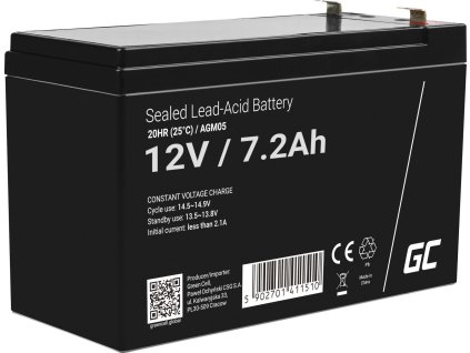 green cell agm battery 12v 72ah