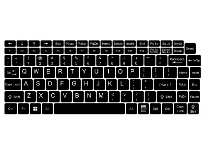 Nálepky na celú klávesnicu pre notebook a PC 13 x 13