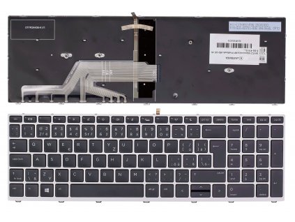 SK CZ klávesnica HP ProBook 450 G5 455 G5 470 G5 podsvietená