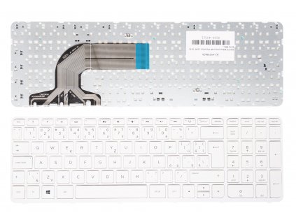 SK/CZ klávesnica HP Pavilion 15-R 15-N 15-E 250 G2 250 G3 255 biela G2 255 G3 256 G2